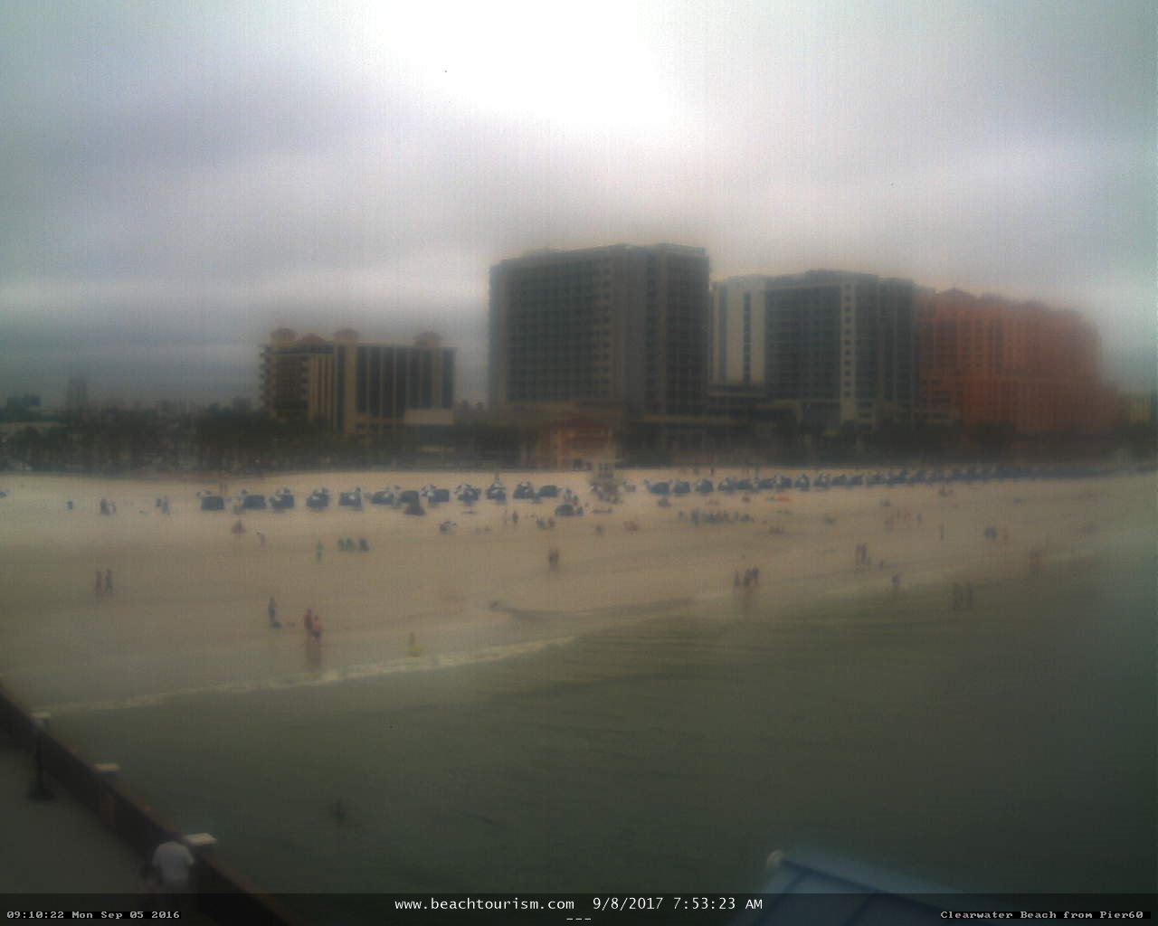 Clearwater Beach webcam - Sky Screamer Parasailing webcam, Florida, Pinellas County